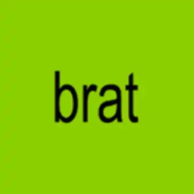 BRAT album art